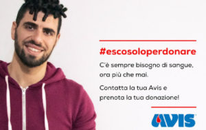 #EscoSoloPerDonare