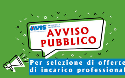 AVVISO PUBBLICO per selezione di offerte di incarico professionale