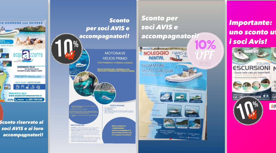 SEGNALIAMO a TUTTI I SOCI AVIS delle INTERESSANTI “CONVENZIONI”