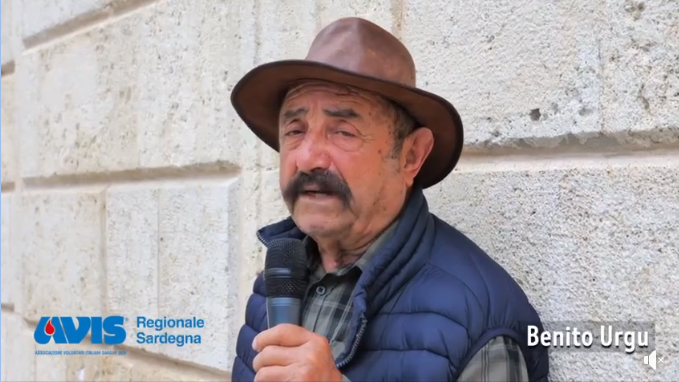 video Benito Urgu promozione donazione sangue avis sardegna