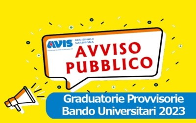 Graduatorie provvisorie bando universitari 2023